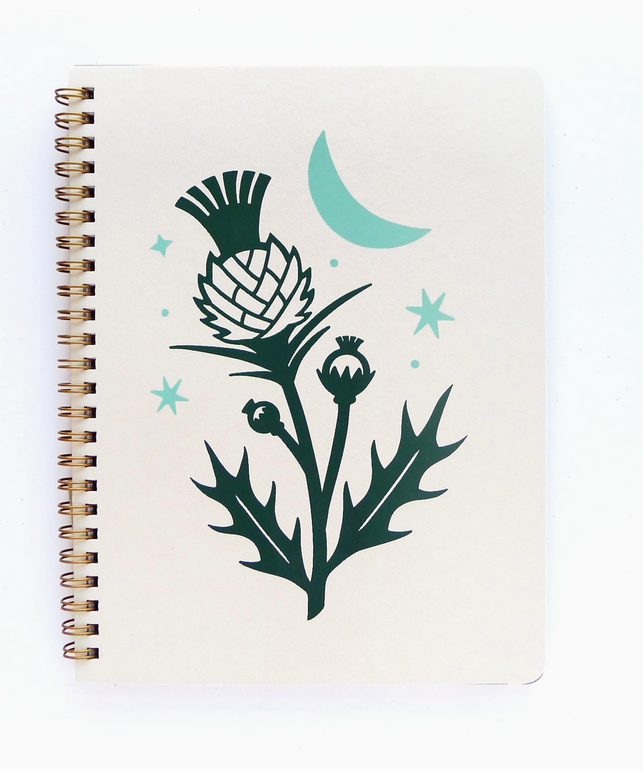 Thistle Coil Notebook