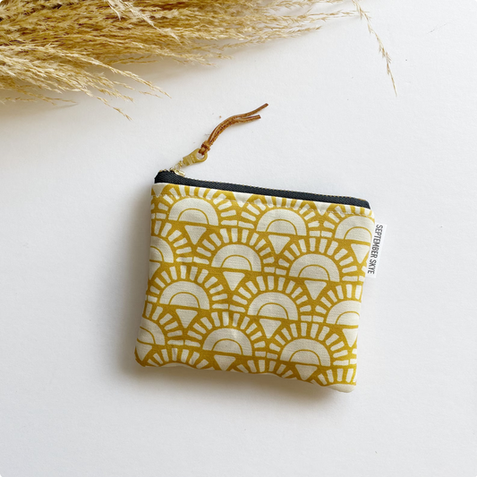 Amber Sunshine Coin Pouch