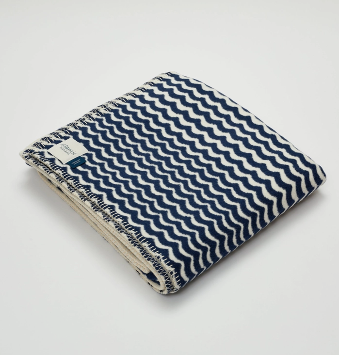 Swell Throw Blanket | Navy