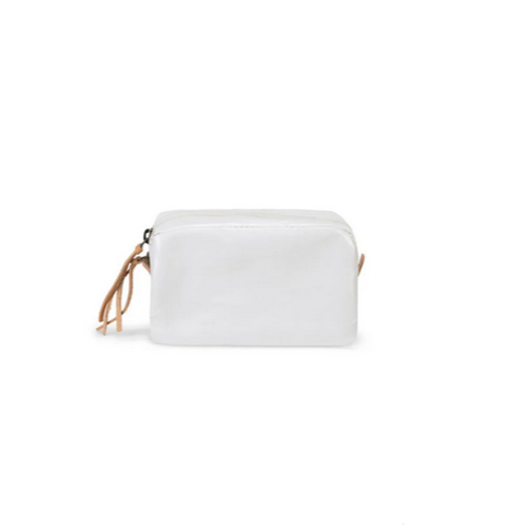 Small Cosmetic Bag | Glossy White