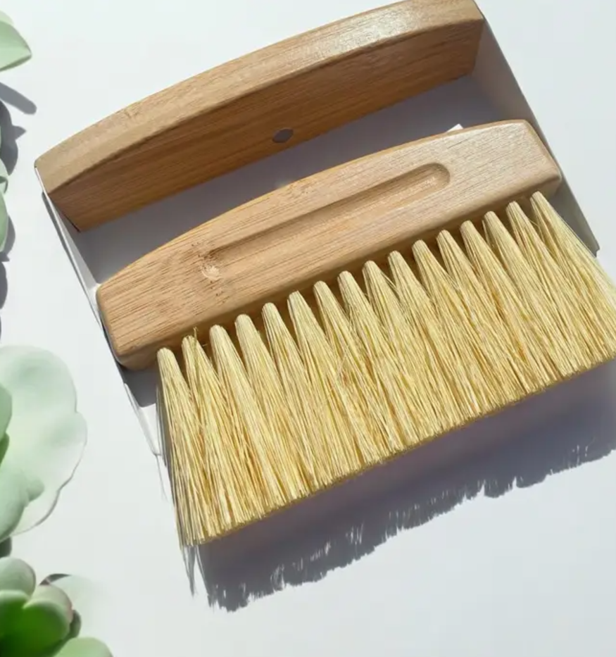 Bamboo Dust Pan & Brush