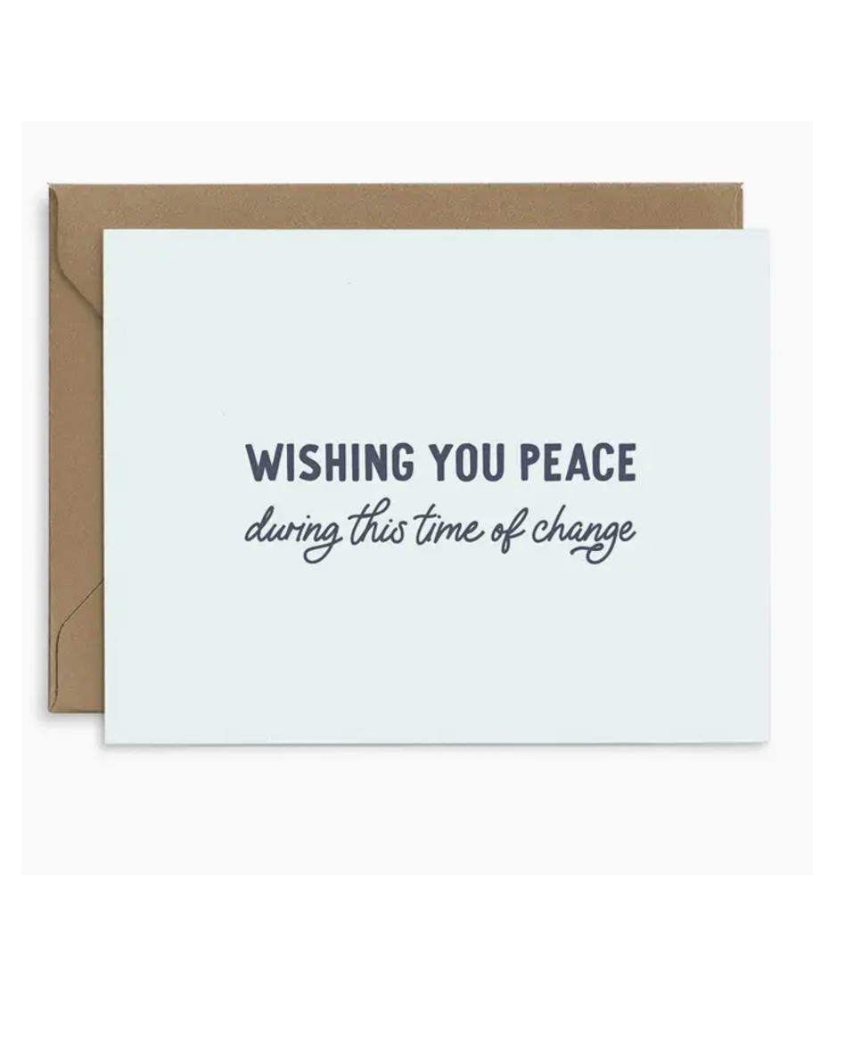 Wishing You Peace Card