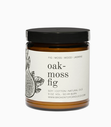Oakmoss Fig Soy Candle